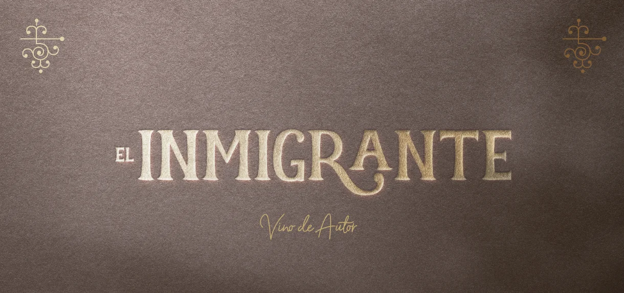 El Inmigrante — Vino de Autor — Logotipo principal